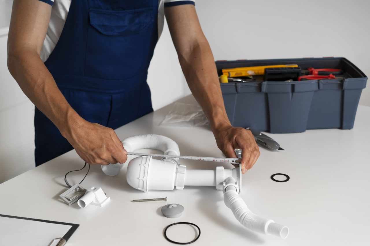 Plumbing Tools Background in Bodega